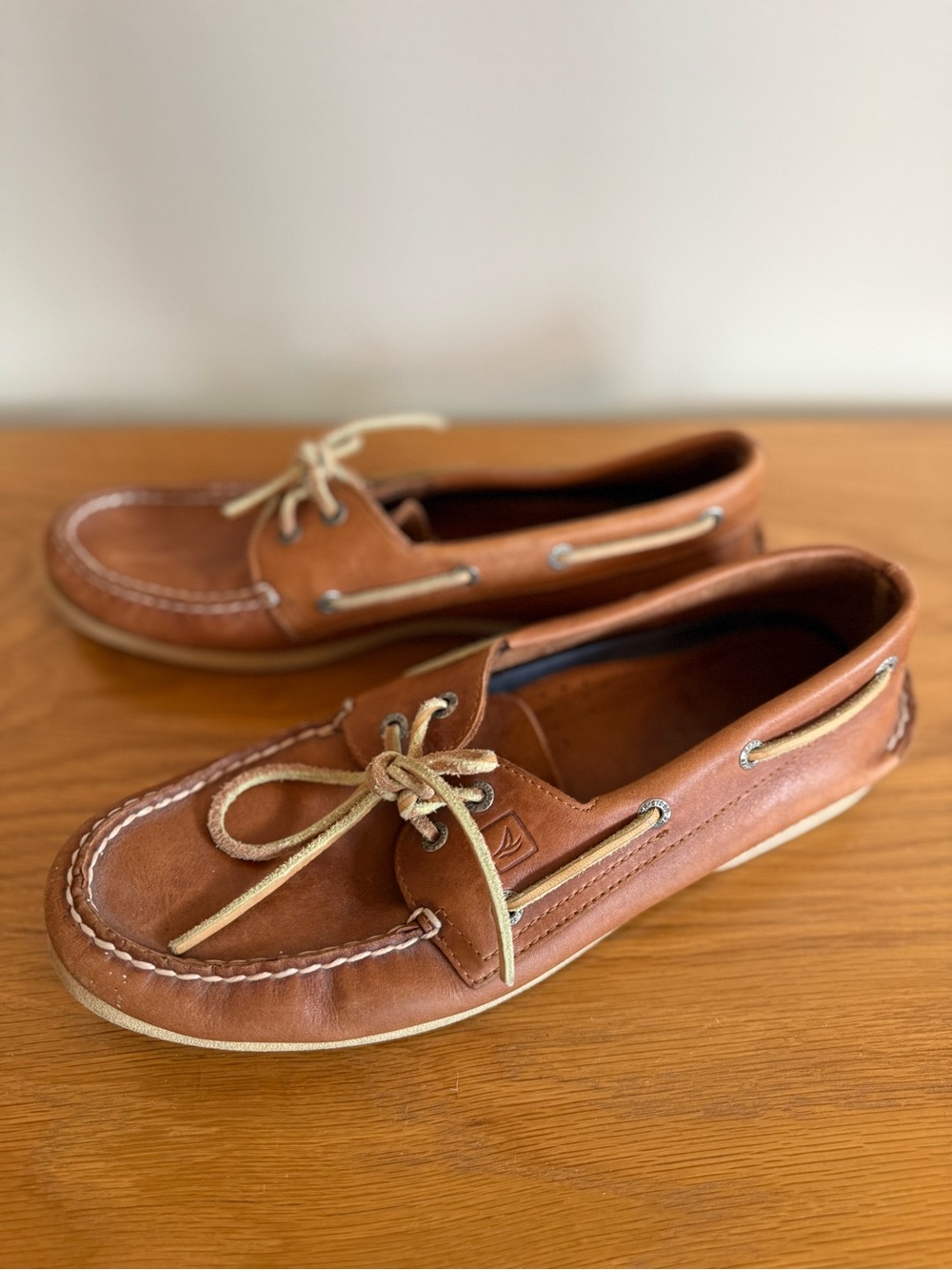 Men's Sperry Authentic Original 2 Eye Boat Shoe – Brown – Size 10.5